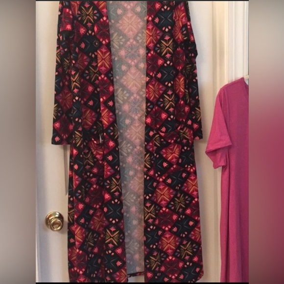 Long Sweater Duster w/Pockets Sz M NWT - Picture 4 of 9